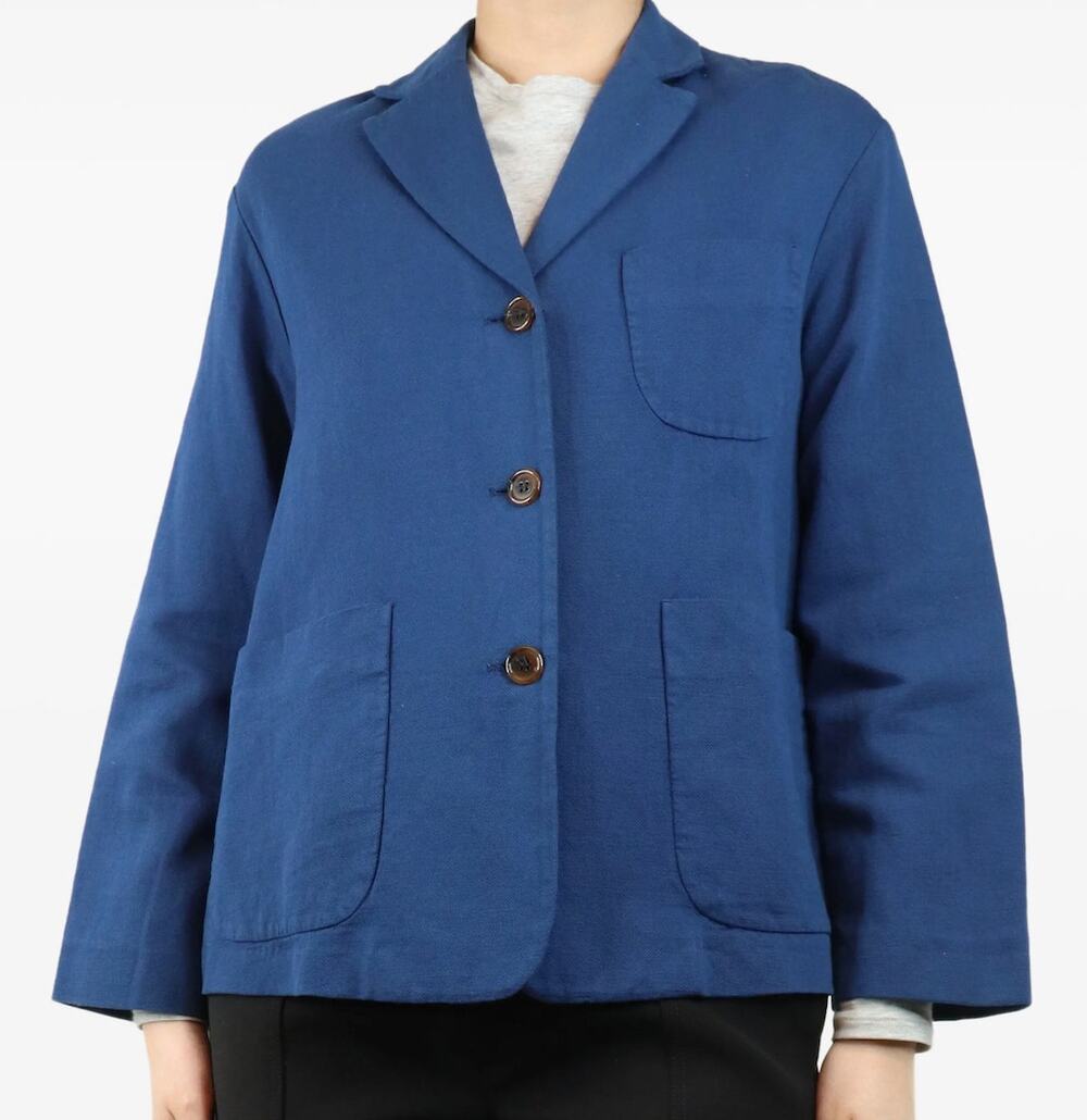Kiltie Daria Button Up Chore Jacket Size US 6 NWT European Italian Minimalist